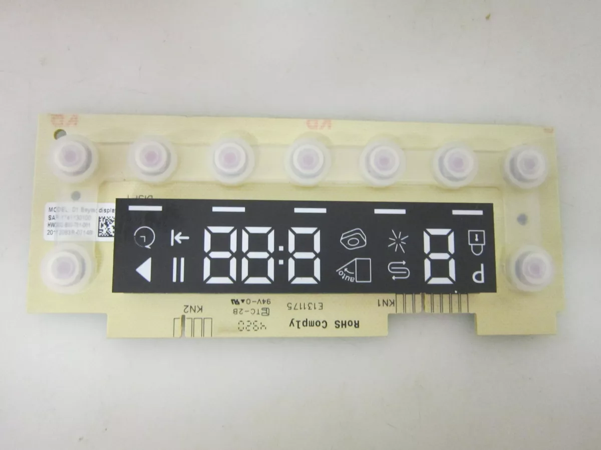 Beko 7664369580 Dishwasher D1 Display Card